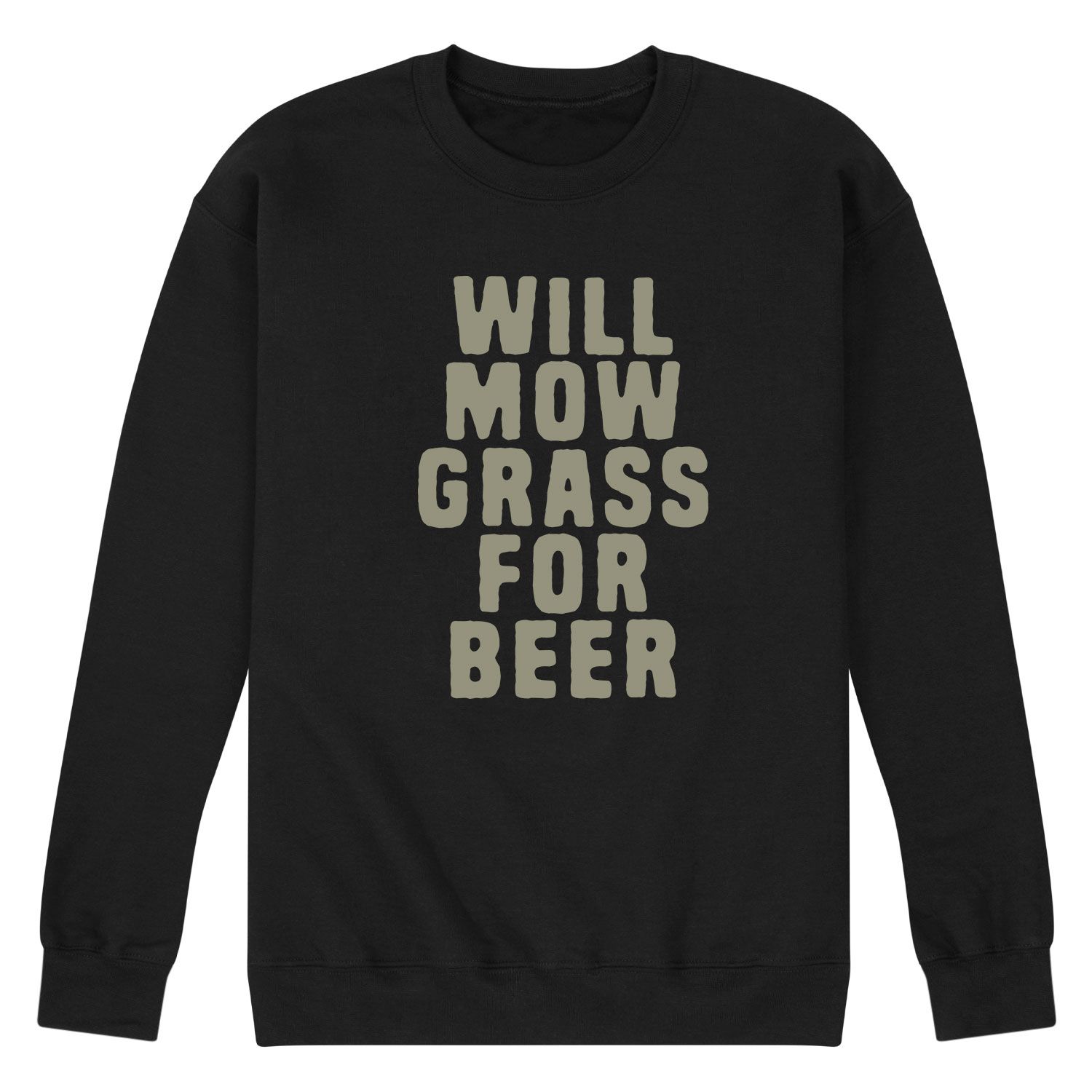 Мужской свитшот Will Cow Grass For Beer Licensed Character