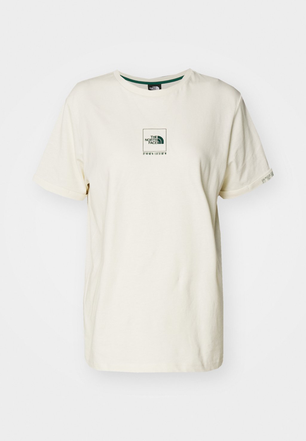 

Принт на футболке COORDINATES TEE The North Face, кремовый