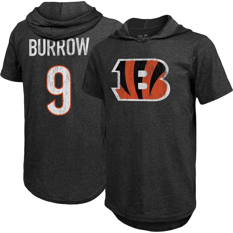 

Футболка с именем и номером Majestic Threads Cincinnati Bengals, черный