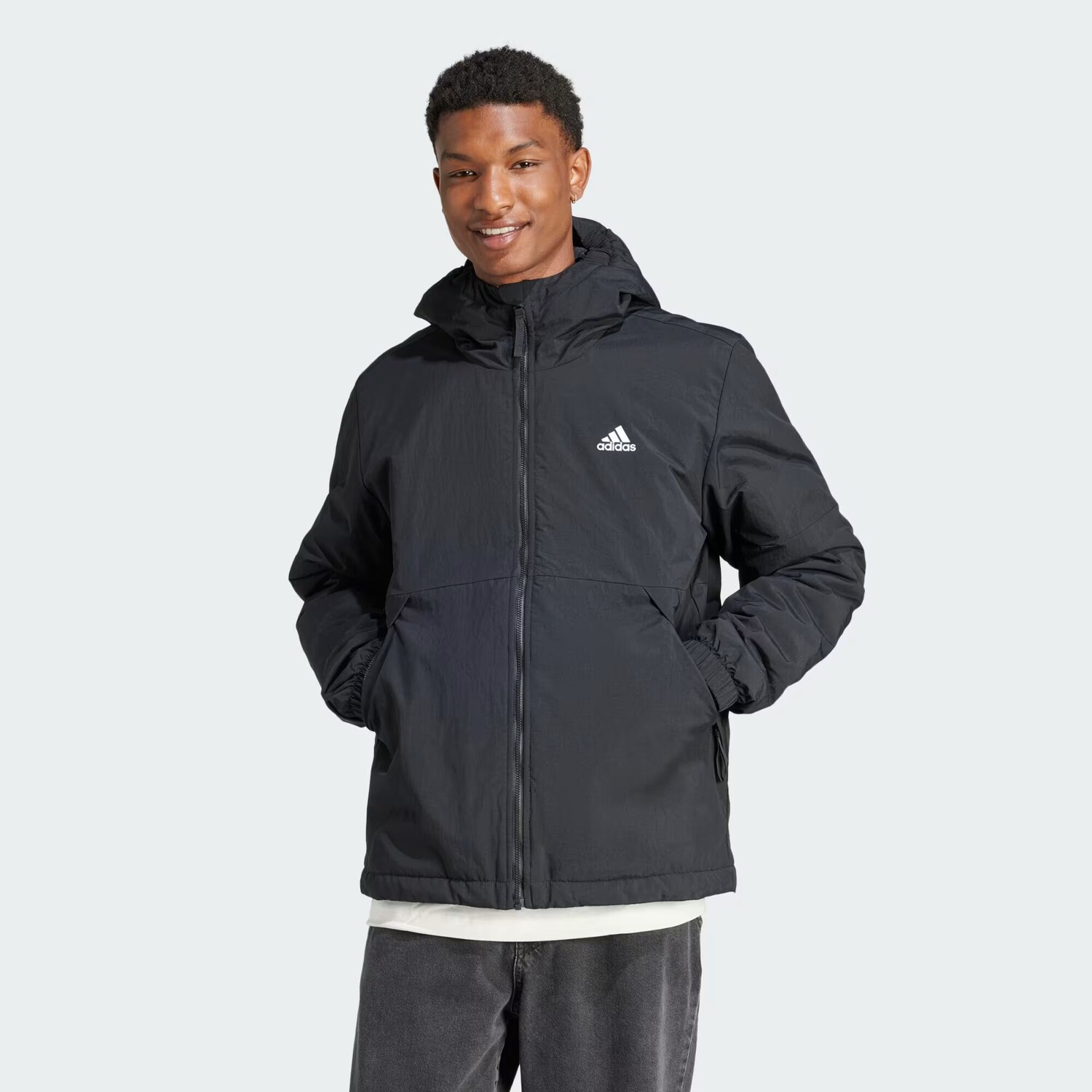 

Прочная утепленная куртка BSC с капюшоном Adidas, цвет Black