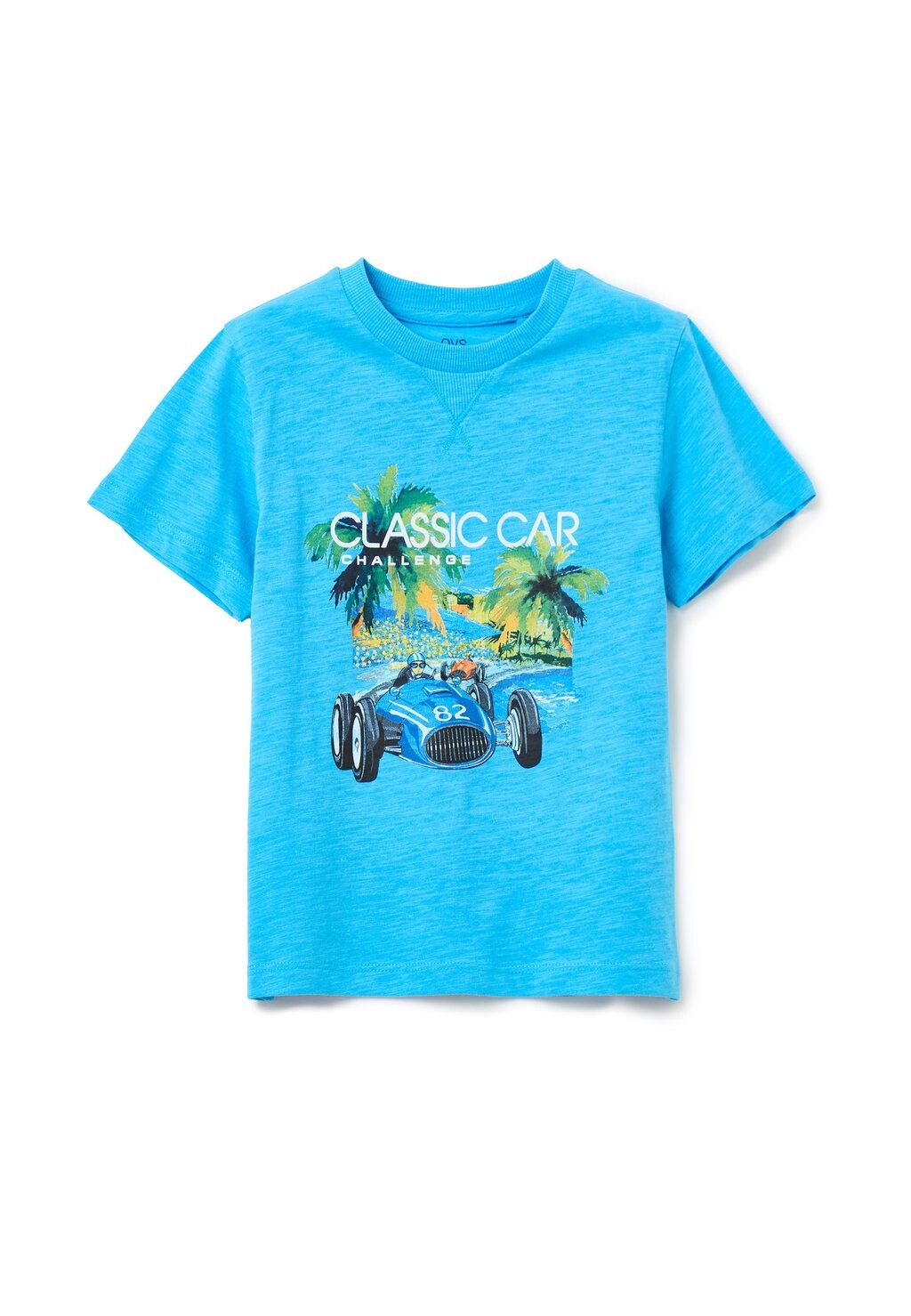 

Футболка с принтом MULTIPACK OF T-SHIRTS WITH PRINT.. OVS, синий