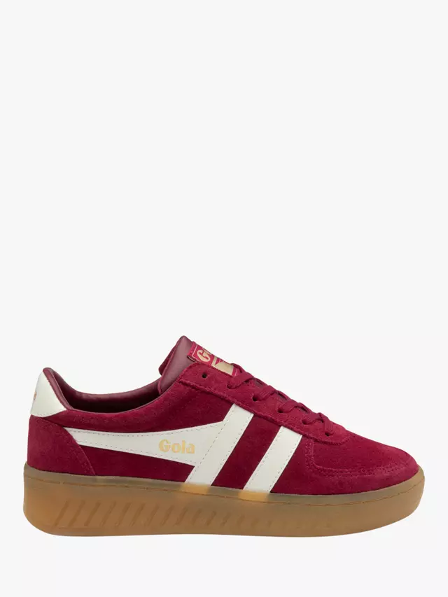 

Кроссовки Gola Grandslam Suede, цвет cerise/gum
