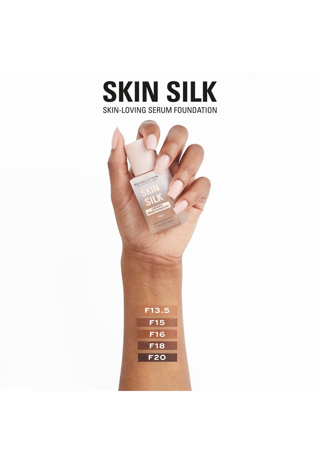 Тональный крем Revolution Skin Silk Serum Foundation Makeup Revolution,  цвет f18 – заказать с доставкой из-за рубежа через онлайн-сервис  «CDEK.Shopping»