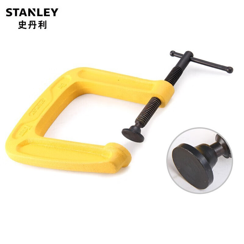 Stanley 83-038-23 Зажим G-типа с глубоким вырезом 3-дюймовый зажим для деревообработки Зажим G-типа Ручка зажима дворцовой формы кольцевая рабочая рама