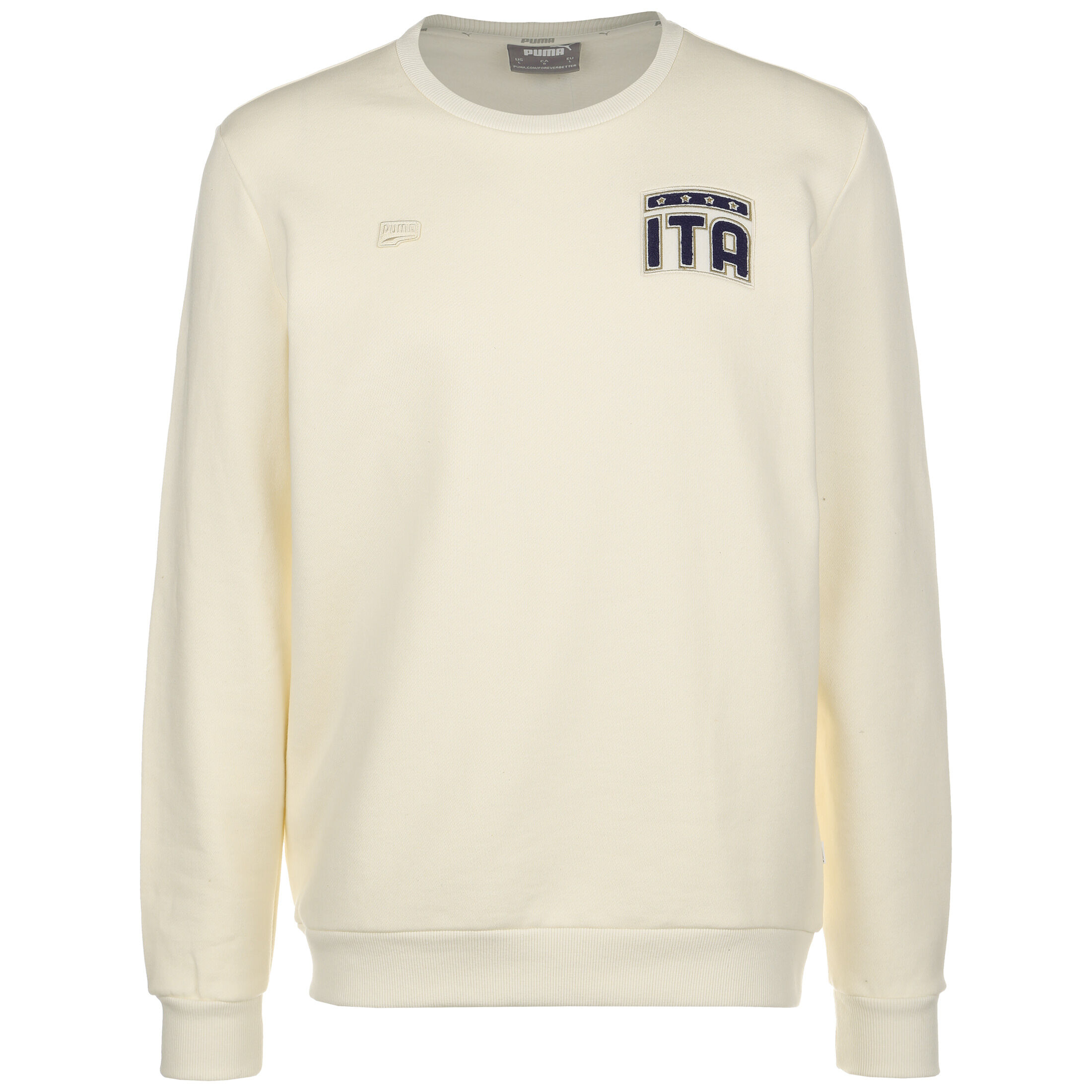 

Толстовка Puma FIGC Italien FtblFeat Crew, кремовый