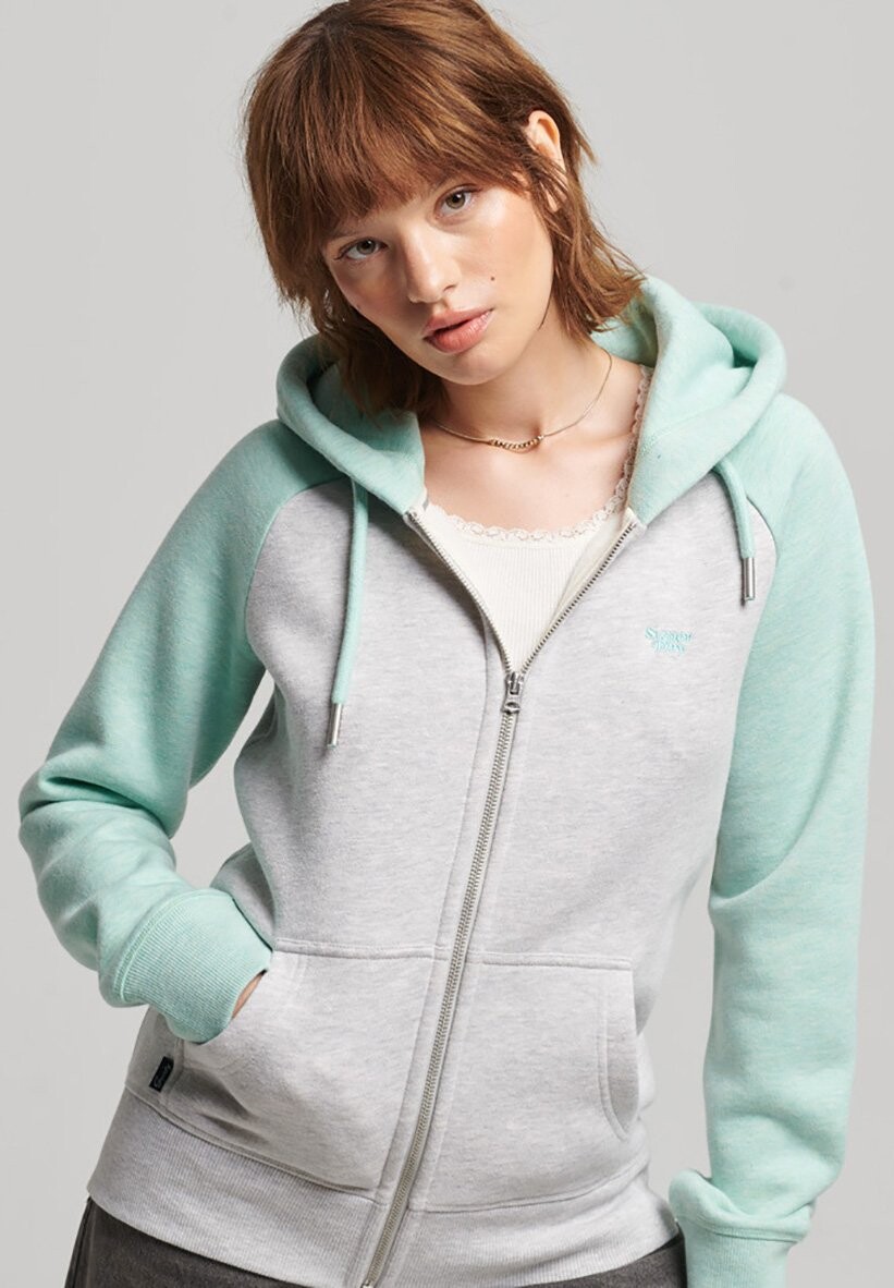 

Толстовка на молнии Superdry, Серый