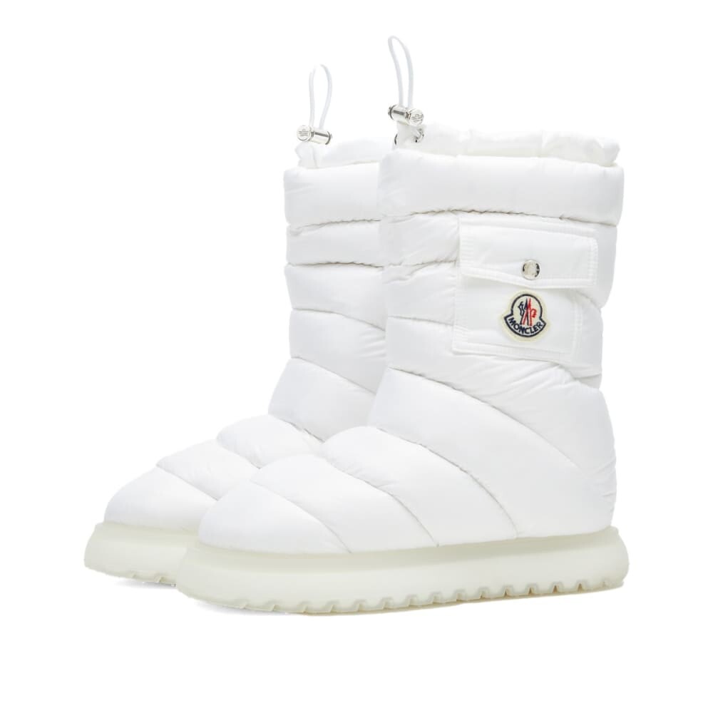 

Утепленные ботинки Moncler Gaia с карманами средней длины, белый