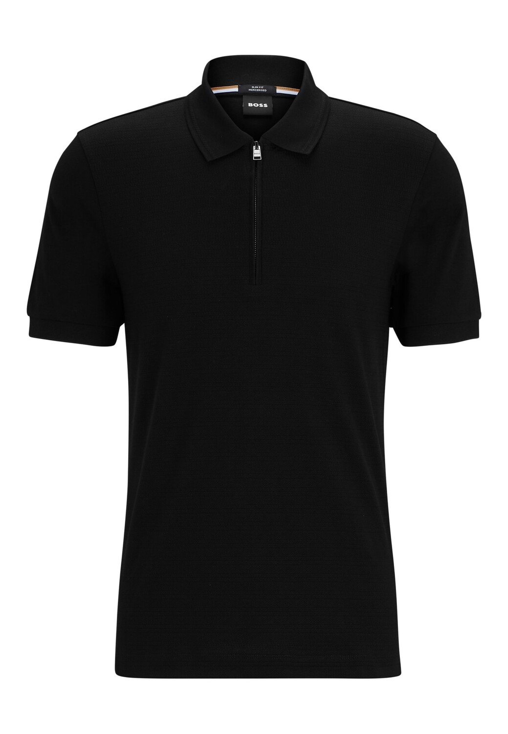 

Рубашка поло BOSS POLSTON 34 Slim Fit, черный