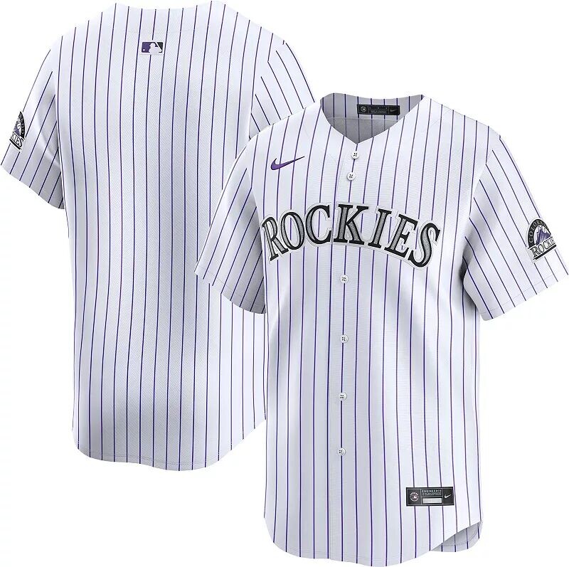 

Мужское белое джерси Nike Colorado Rockies Limited Vapor