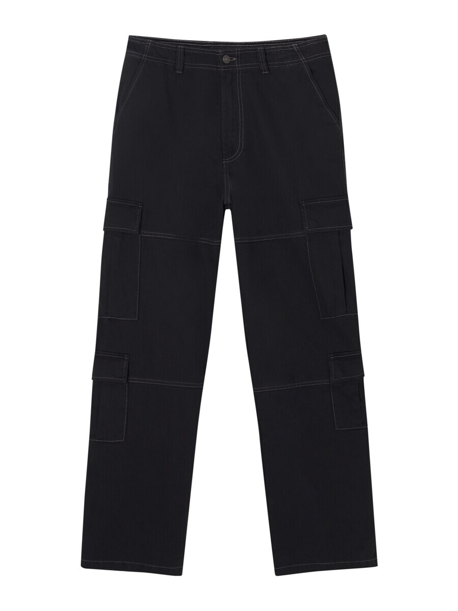 

Брюки карго Pull&Bear, черный