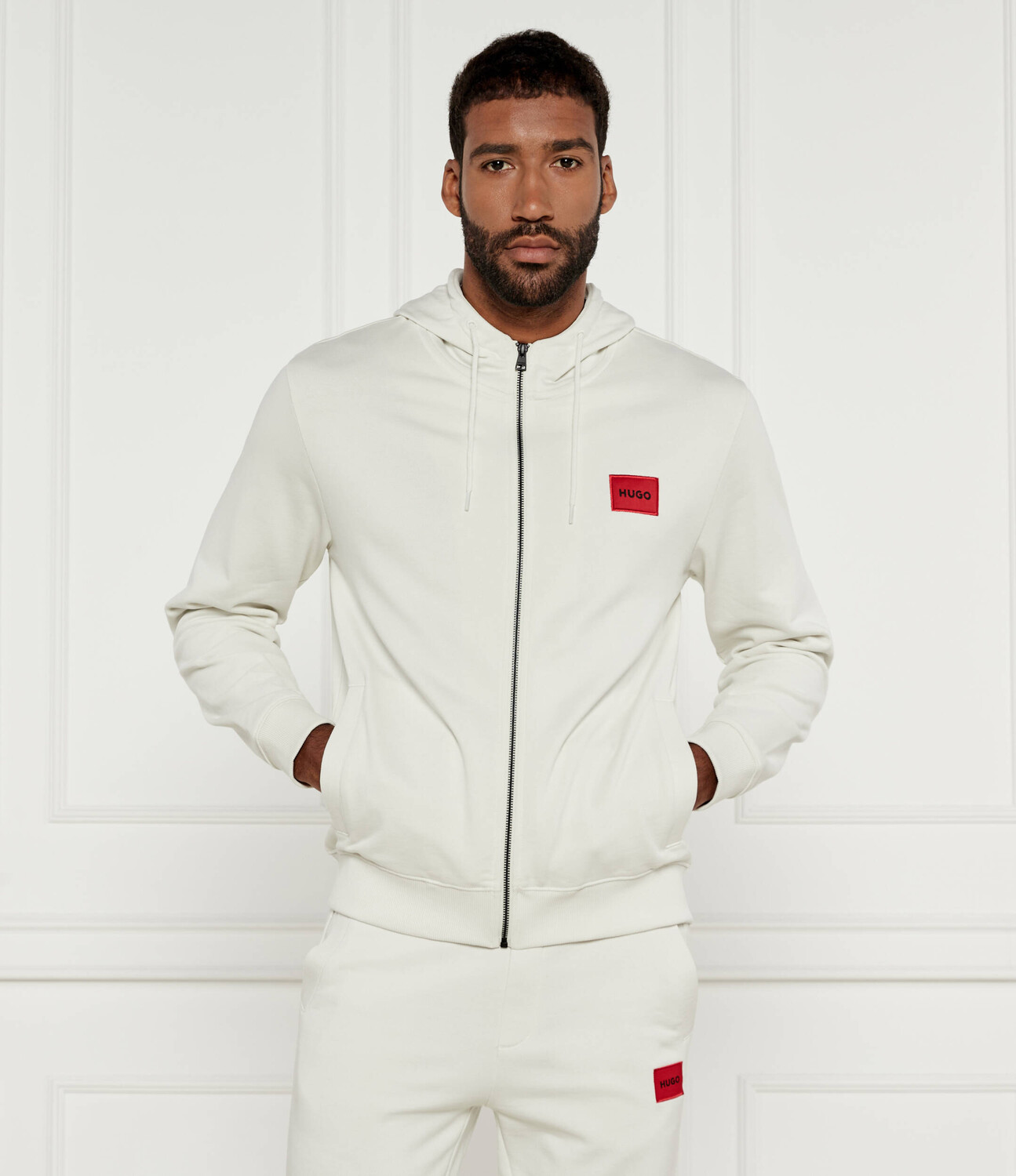 

Толстовка HUGO daple212 Regular Fit, кремовый