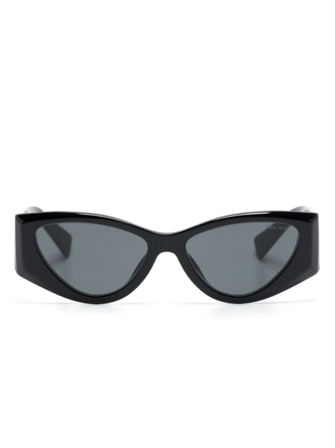 

Miu Miu Eyewear солнцезащитные очки в оправе 'кошачий глаз', черный