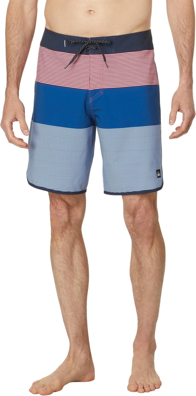 

Шорты для плавания Quiksilver Surfsilk Tijuana 19" Boardshorts Swim Trunk, цвет Monaco Blue