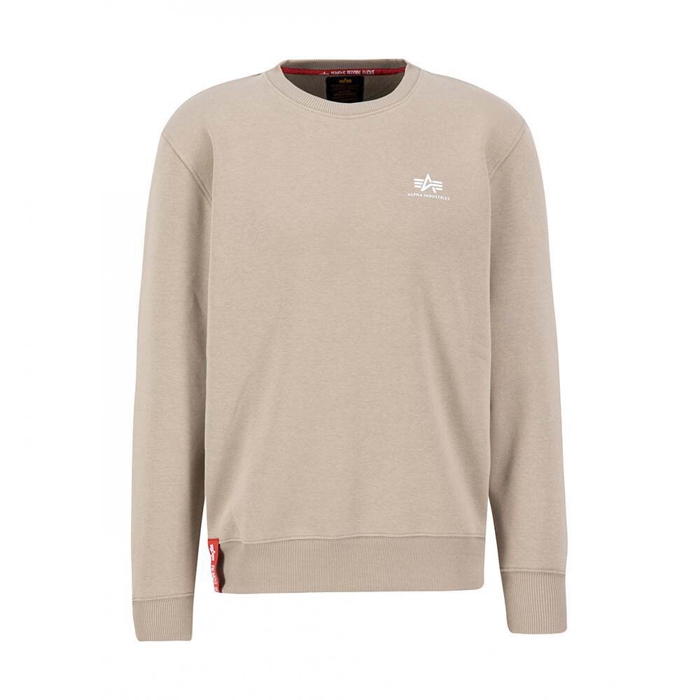 

Толстовка Alpha Industries Basic Small Logo, бежевый