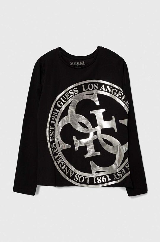 

Детская футболка с длинными рукавами Guess, черный