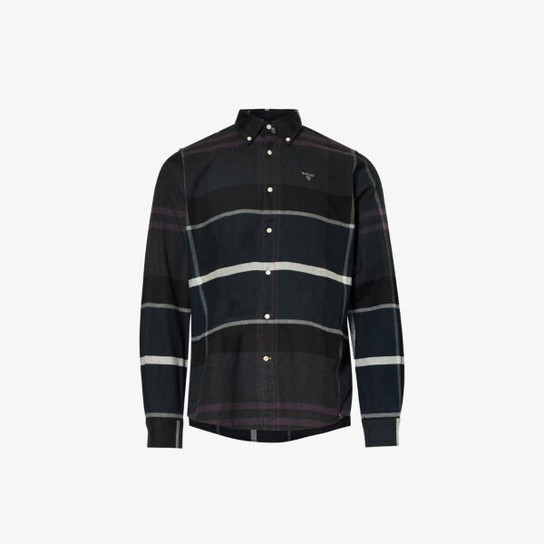 

Рубашка Iceloch стандартного кроя в клетку в клетку Barbour, черный
