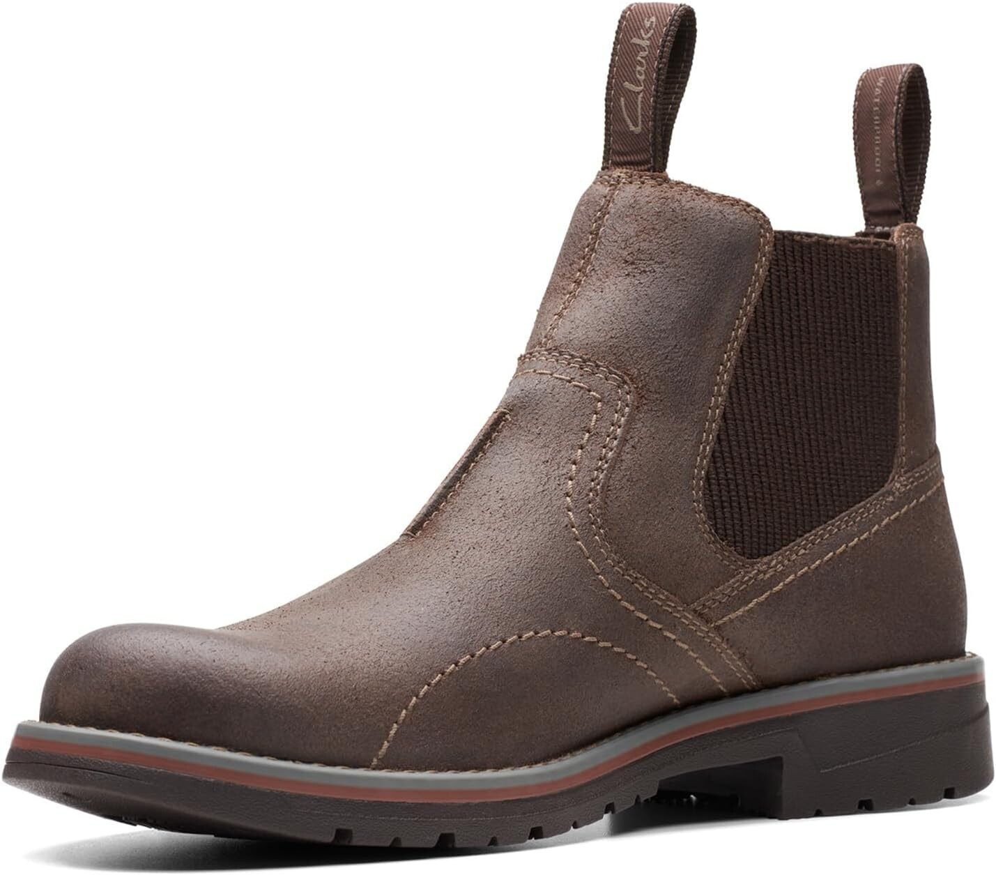 

Ботинки Челси Morris Easy Clarks, цвет Dark Brown Waxy