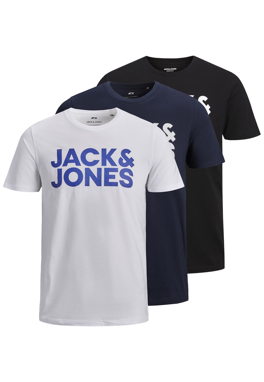 

Футболка Jack & Jones Kurzarms 3er Pack, разноцветный