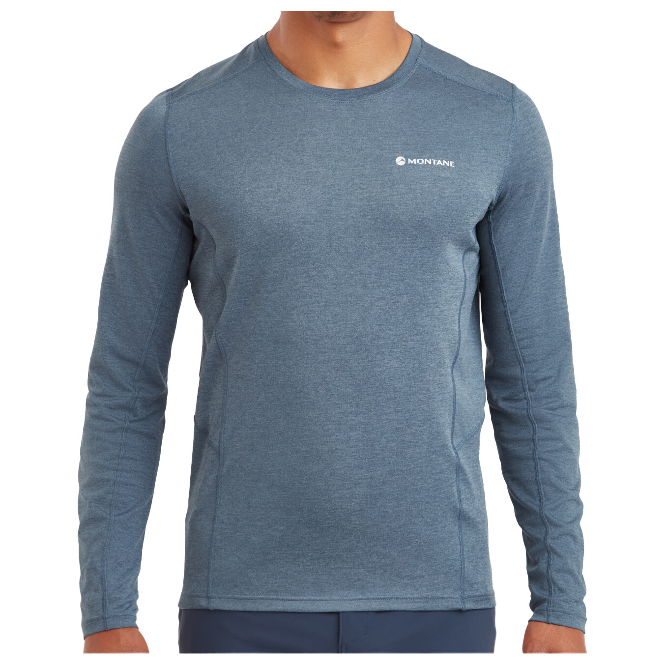 

Функциональная рубашка Montane Dart Long Sleeve T Shirt, цвет Stone Blue