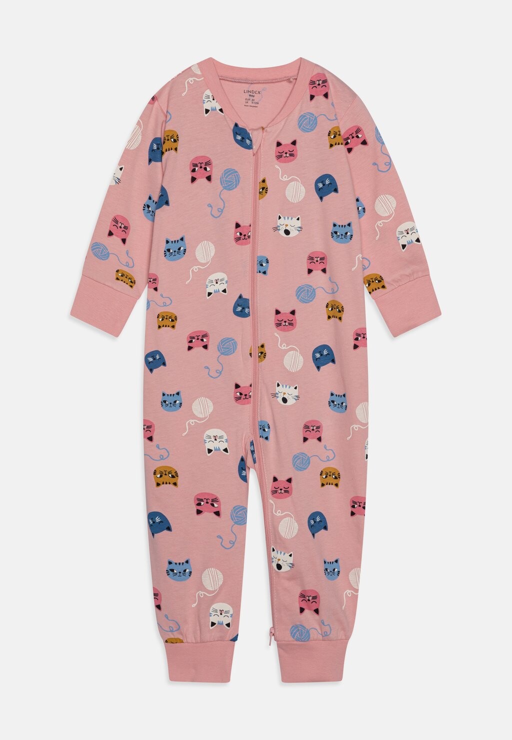 

Пижама CAT AT BACK UNISEX Lindex, цвет light pink