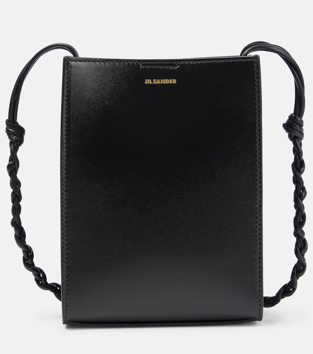 

Маленькая кожаная сумка через плечо Jil Sander, черный