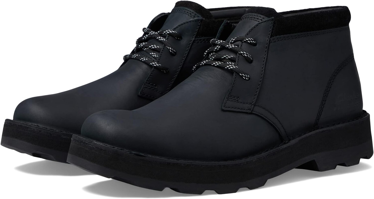 

Ботинки Corston DB Waterproof Clarks, цвет Black Leather Waterproof