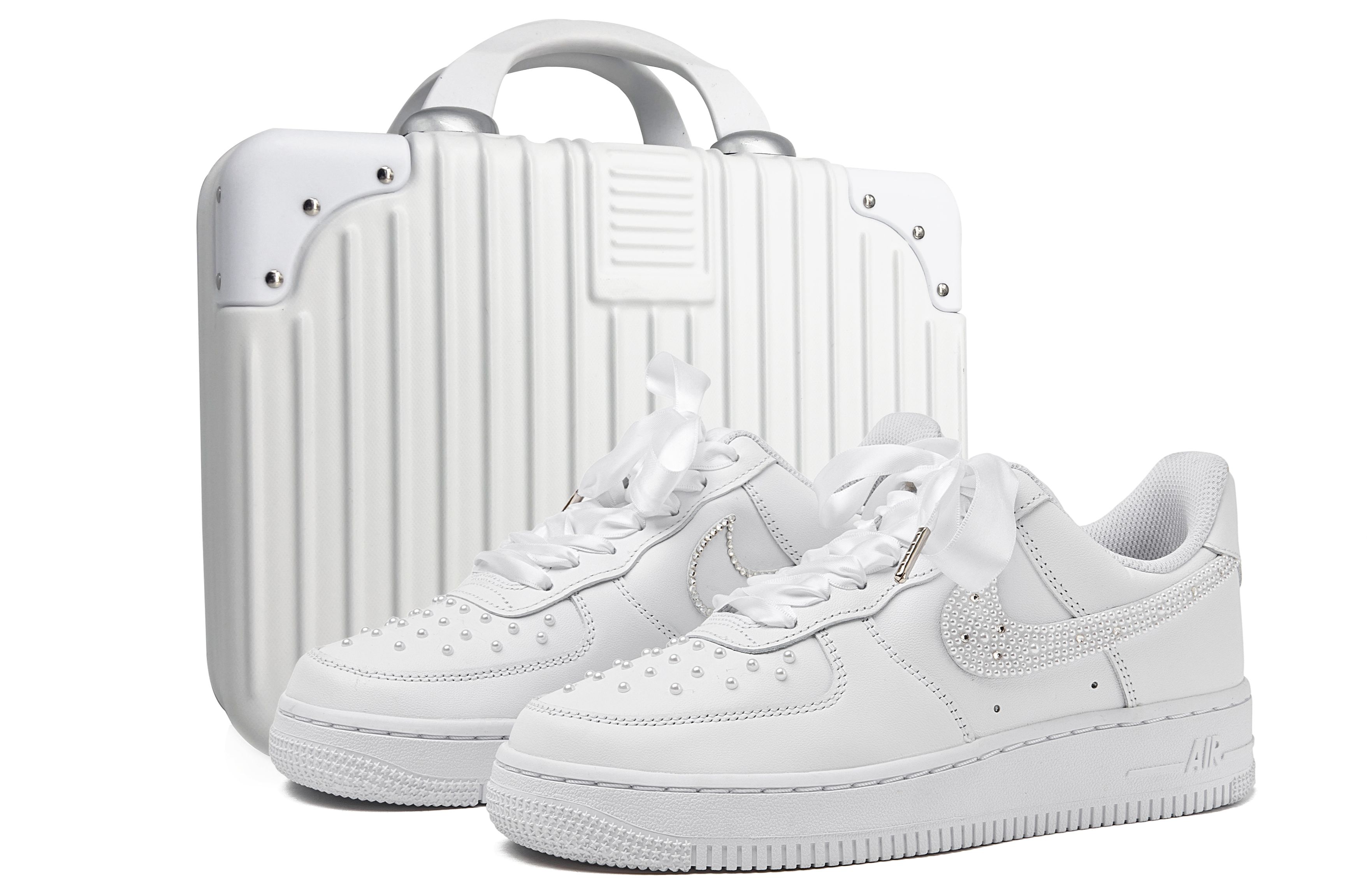 

Кроссовки Nike Air Force 1 Skateboarding Shoes Unisex Low-top White, белый