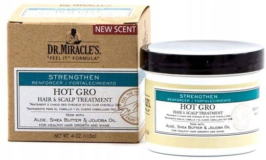 

Доктор Miracle's, Hot Gro Hair & Scalp Treatment, кондиционер для волос, 118 г, Dr. Miracle's