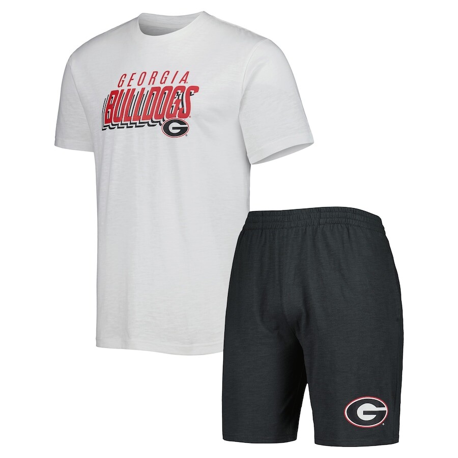

Пижамный комплект Concepts Sport Georgia Bulldogs, угольный