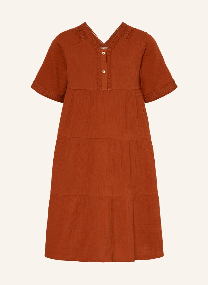 

Платье с кружевом Scotch & Soda, красный