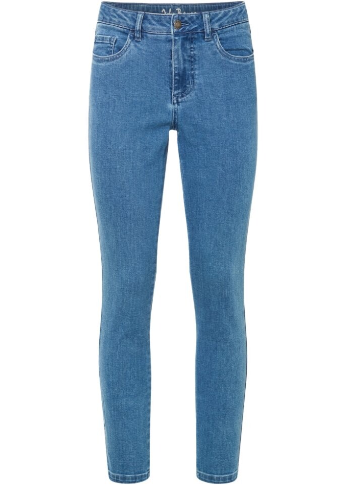 

Джинсы-скинни стрейч без щиколотки John Baner Jeanswear, голубой