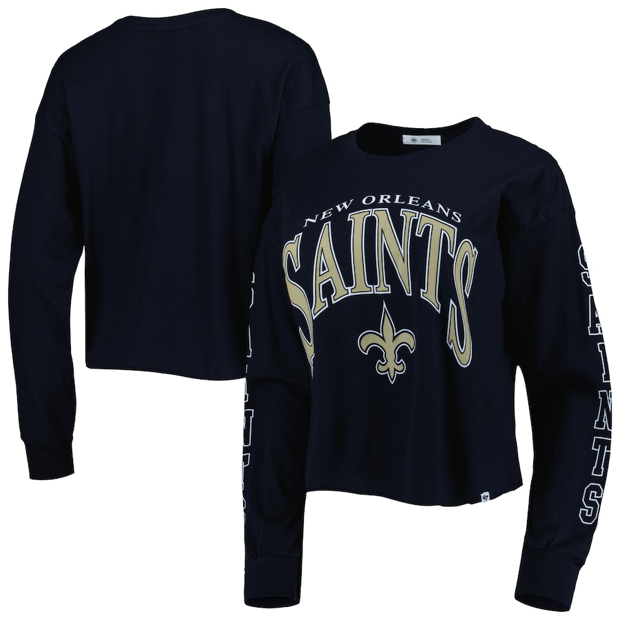 

Футболка с длинным рукавом 47 New Orleans Saints, черный