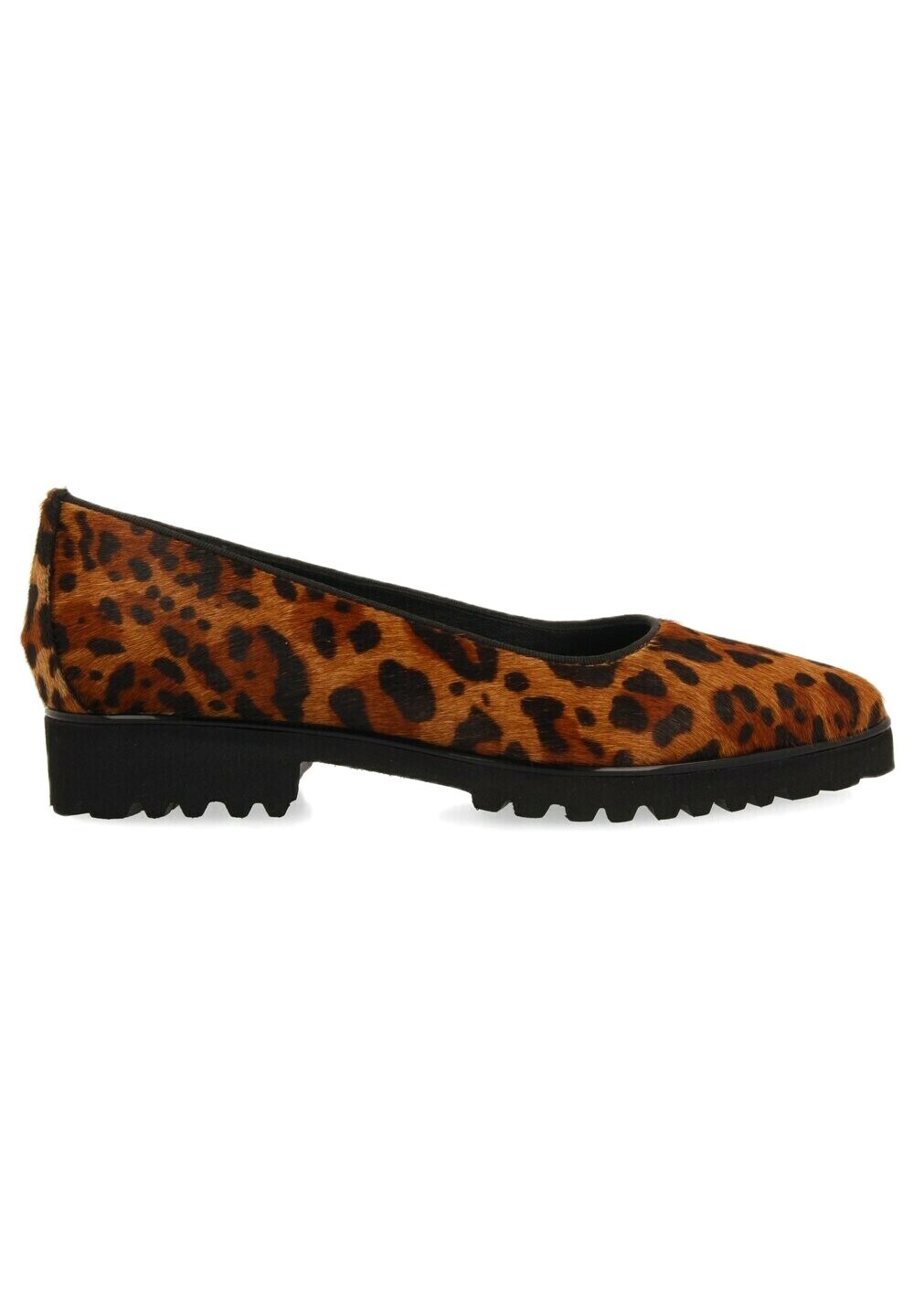 

Балетки Con Print De Leopardo Y Suela Gruesa Tipo Track Para Mujer Ruka Gioseppo, цвет leopardo
