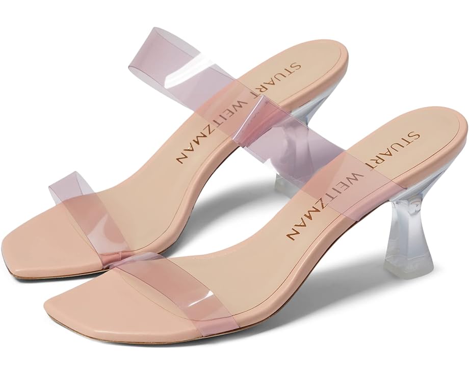 Туфли Stuart Weitzman Kristal Clear Sandal, цвет Light Pink/Poudre