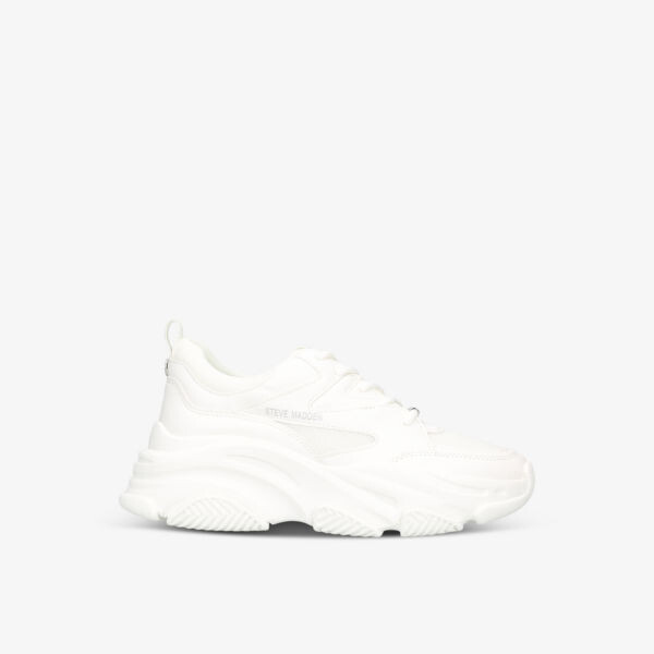 

Кроссовки Progressive 11E из искусственной кожи с принтом логотипа Steve Madden, белый