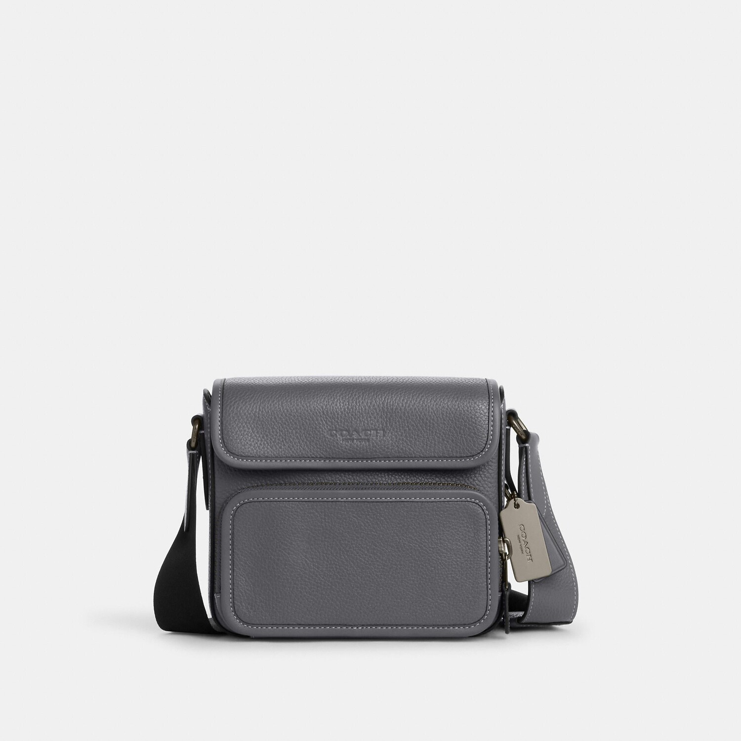

Через плечо с клапаном Coach Outlet Sullivan, цвет Gunmetal/Industrial Grey