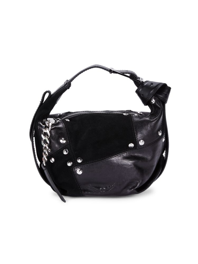 

Сумка на плечо Le Cecilia из кожи и замши Zadig & Voltaire, цвет Noir