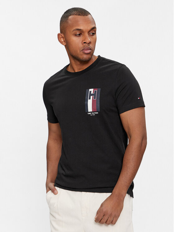 

Футболка узкого кроя Tommy Hilfiger, черный
