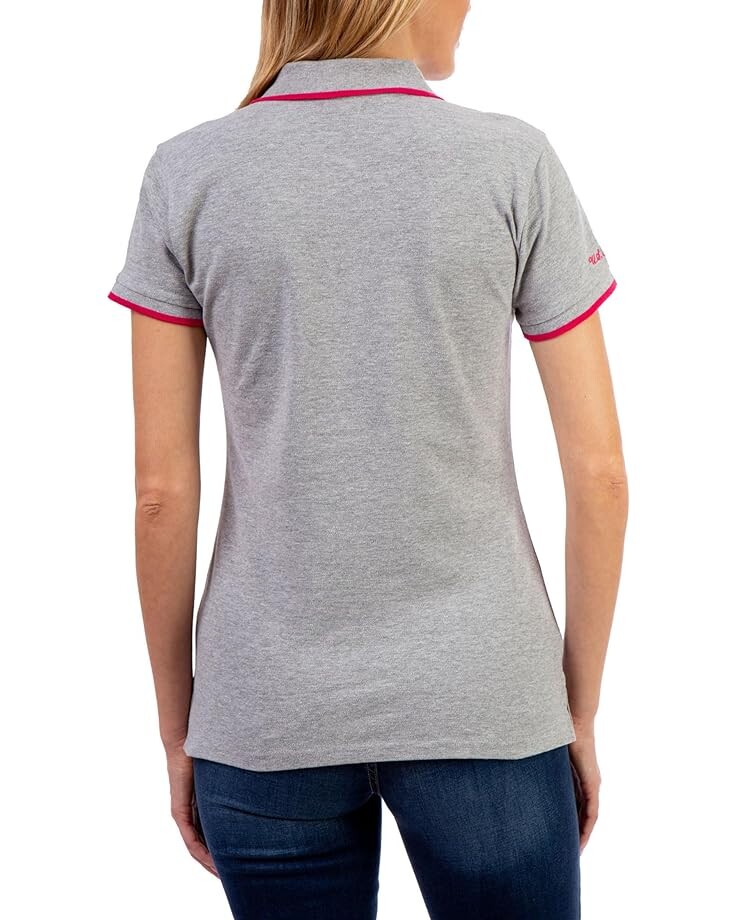 

Поло U.S. POLO ASSN. Tipped Polo Shirt, цвет Heather Grey