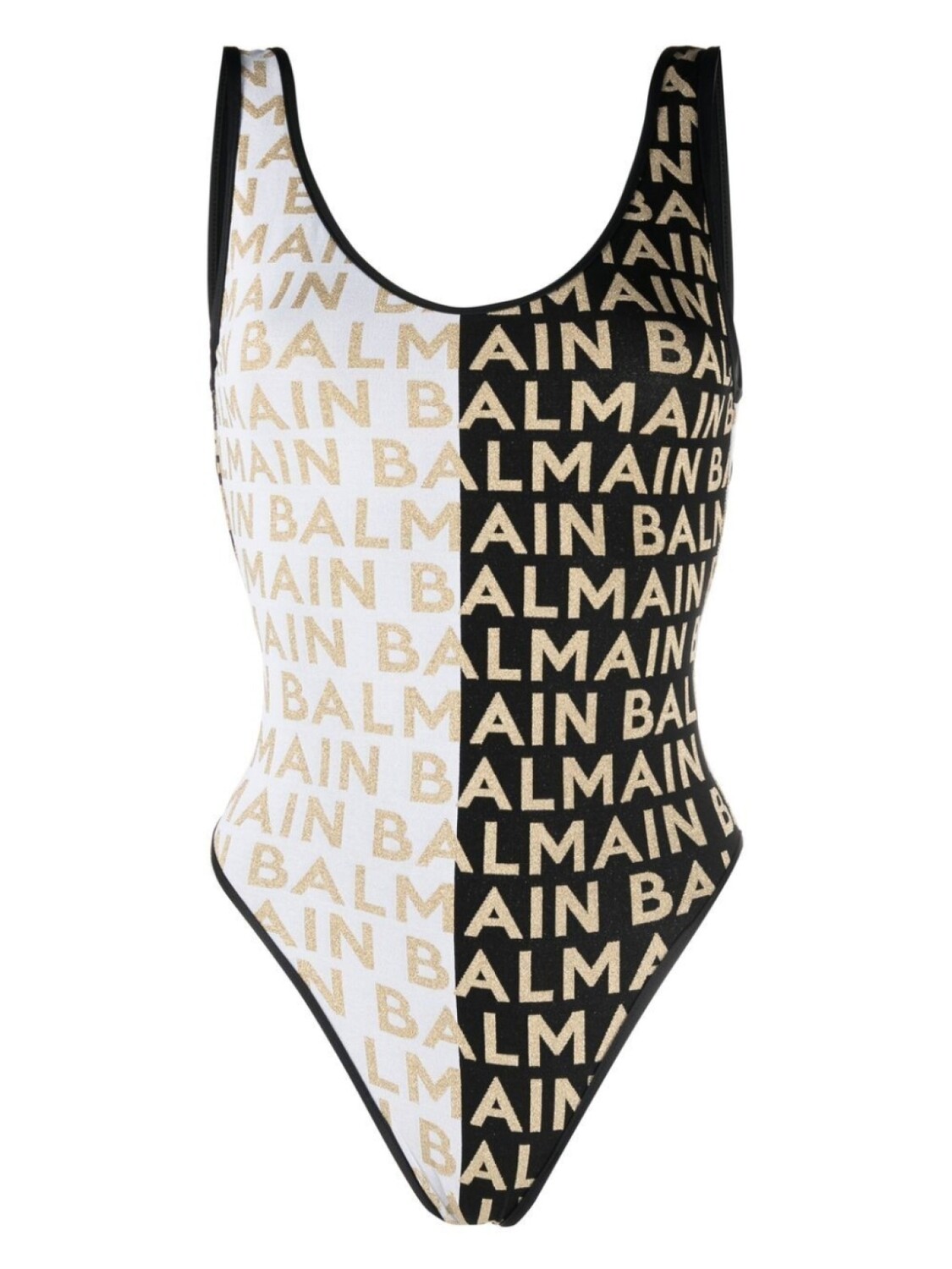 

Balmain купальник с логотипом, черный