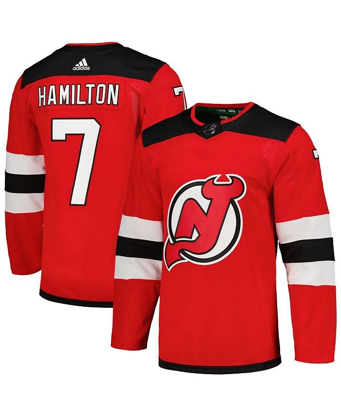 

Мужская красная майка игрока Dougie Hamilton New Jersey Devils Home Authentic Player adidas, красный