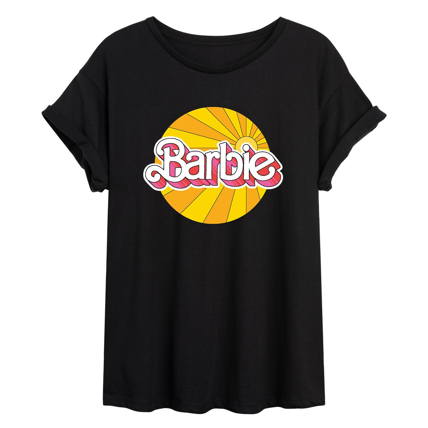 Классическая футболка Barbie с логотипом Sunburst для юниоров Licensed Character классическая футболка с логотипом barbie для юниоров licensed character
