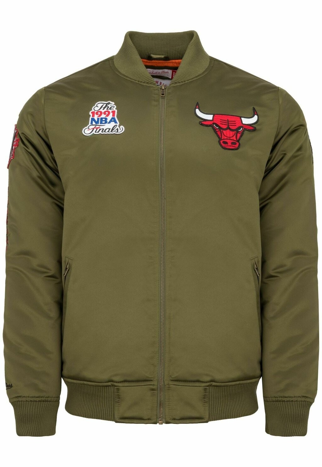 

Куртка для активного отдыха CHICAGO BULLS Mitchell & Ness, цвет olive