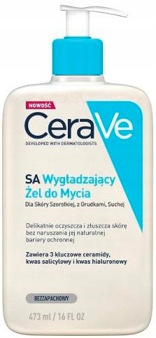 Разглаживающий гель для умывания лица, 473 мл CeraVe SA