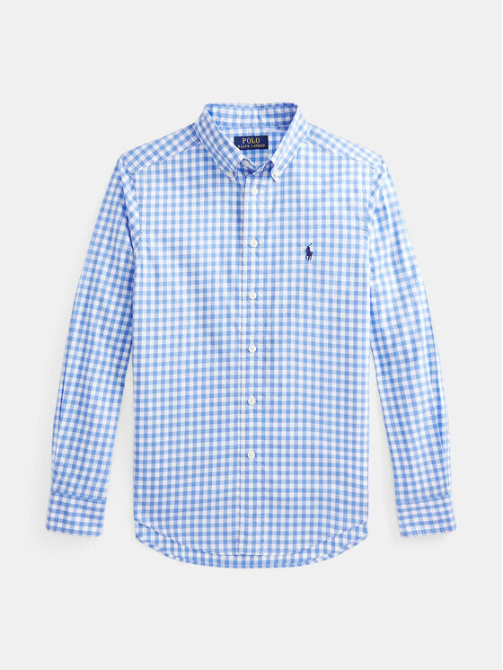 

Рубашка узкого кроя Polo Ralph Lauren, синий
