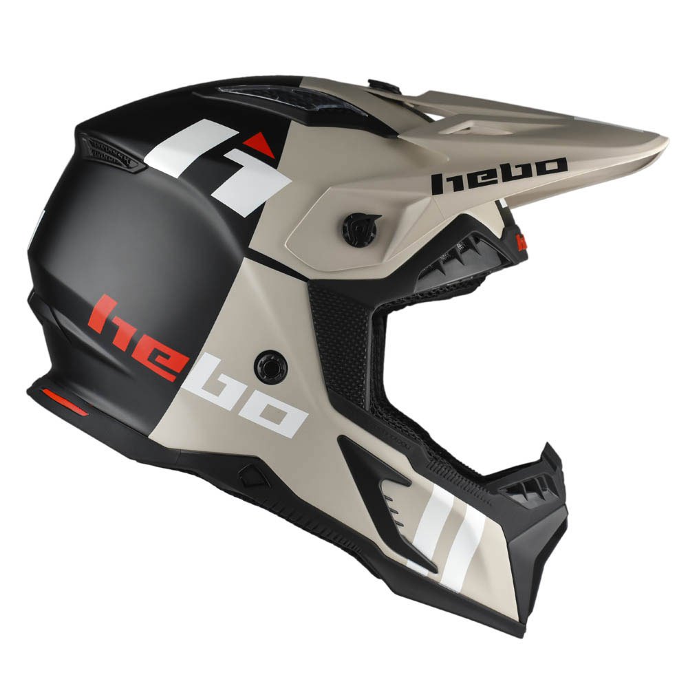 Шлем для мотокросса Hebo Heritage, черный