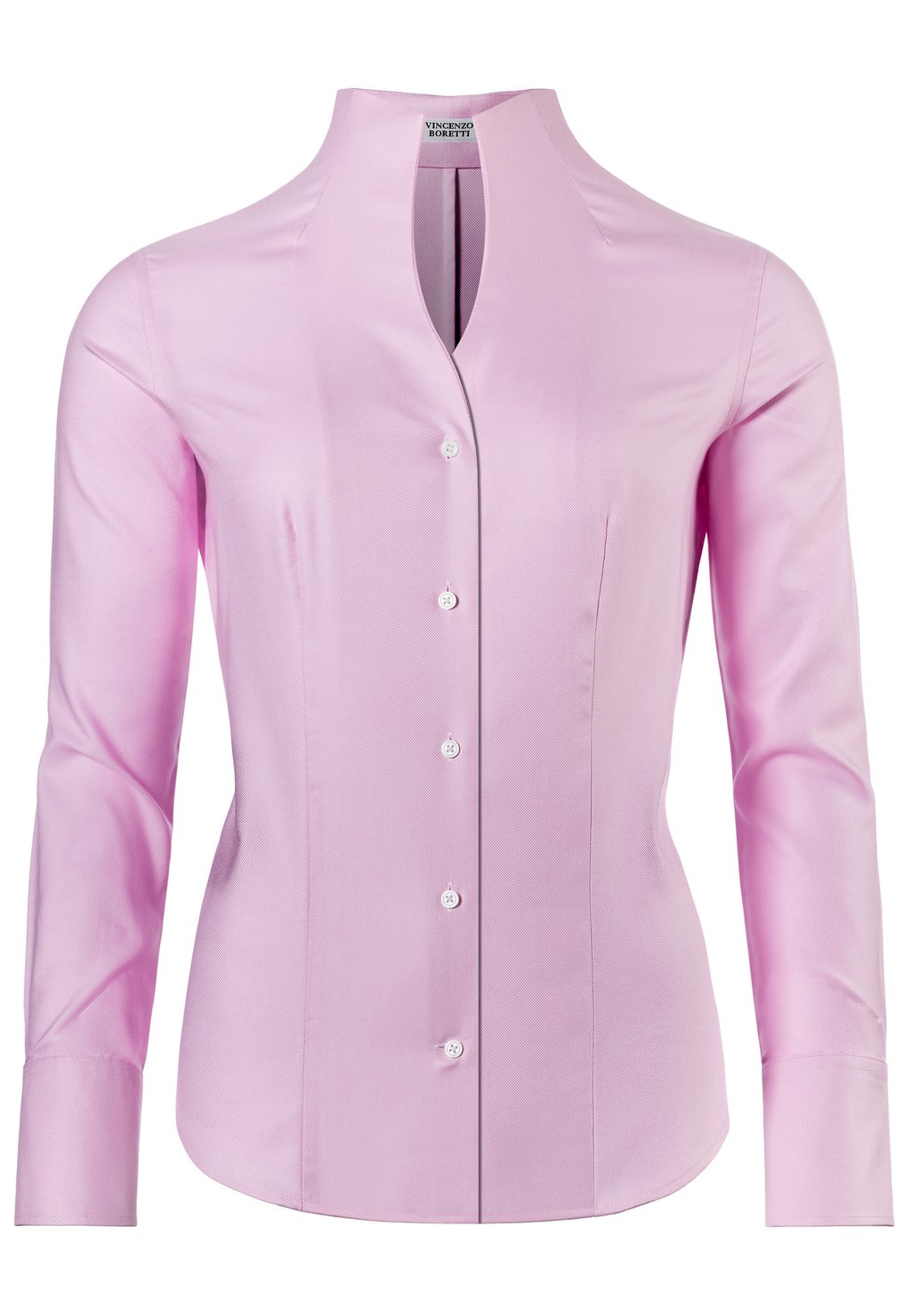 

Рубашка Leicht Tailliert Soft Oxford Kelchkragen Vincenzo Boretti, цвет rosa