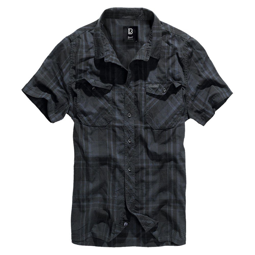 Рубашка с коротким рукавом Brandit Roadstar, черный