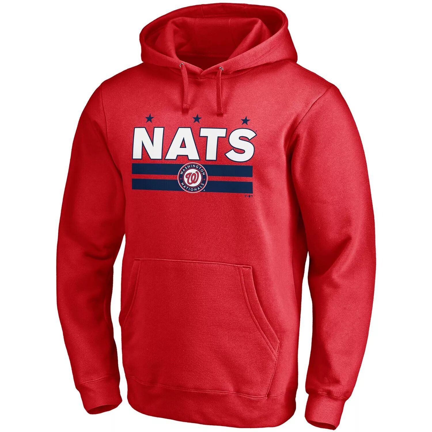 

Мужской красный пуловер с капюшоном с логотипом Washington Nationals Nats Flag Hometown Fanatics