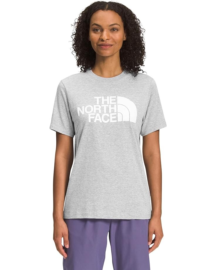 Футболка The North Face Short Sleeve Half Dome, цвет TNF Light Grey Heather/TNF White футболка the north face short sleeve half dome цвет tnf light grey heather tnf white